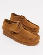 Clarks Originals - Wallabee - Tan-farvede sko i ruskind-Brun