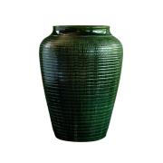 Bergs Potter Willow vase glaseret 25 cm Green emerald