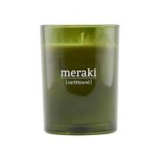 Meraki Meraki duftlys grønt glas 35 timer Earthbound