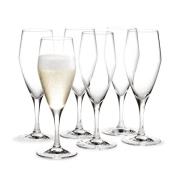 Holmegaard Perfection champagneglas 23 cl 6-pak Klar