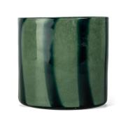 Byon Calore fyrfadsstage/vase M Ø15 cm Green/Dark green
