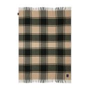 Lexington Checked Recycled uldplaid 130x170 cm Green/Beige