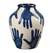Broste Copenhagen Mime vase 40 cm Intense blue-rainy day