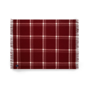 Lexington Checked Recycled Wool plaid 130x170 cm Red/White
