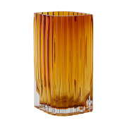 AYTM Folium vase 20 cm Amber