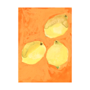 Paper Collective Lemons plakat 30x40 cm