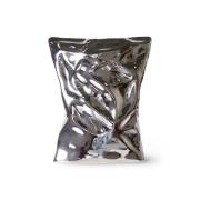 HKliving HK Objects vase "Bag of Crisps" 26x9 cm Krom