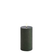 Uyuni Lighting LED Bloklys 7,8x15 cm Rustik Olivengrøn