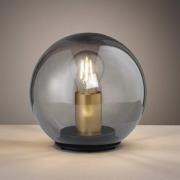 Dini bordlampe med kugleskærm i glas, 20 cm