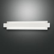 Regolo LED-væglampe med metalfront hvid