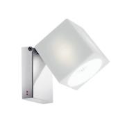 Fabbian Cubetto væglampe GU10 krom/hvid