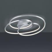 Gale LED-loftlampe, 60 cm, mat nikkel