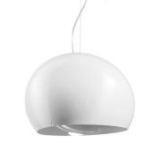Surface hængelampe, Ø 27 cm, E27, hvid, stålgrå