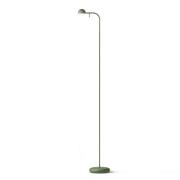 Vibia Pin 1660 LED-gulvlampe, 125 cm, grøn