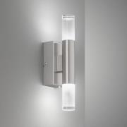 Nyra LED-væglampe, up/down nikkel, kan dæmpes, CCT