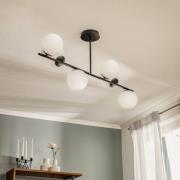 Loftlampe Kabo, 1 arm, sort, 6 lyskilder