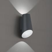 Vista udendørs LED-væglampe, mørkegrå