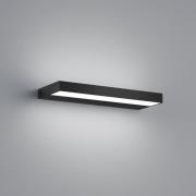 Helestra Slate LED-væglampe, mat sort 30 cm