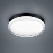 Helestra Tana LED-loftslampe, sort, Ø 28 cm