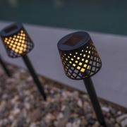 Newgarden Gretita LED-solcellelampe, sort