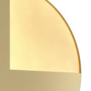 Maytoni Jupiter LED-væglampe, guld, Ø 25cm