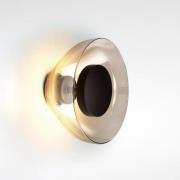 MARSET Aura LED-væglampe, Ø 18 cm, røggrå