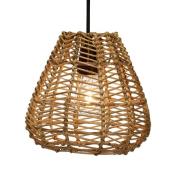 PR Home Adelle hængelampe af rattan, natur, Ø24cm