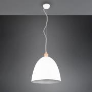 Jagger hængelampe, Ø 40 cm, hvid, 1 lyskilde