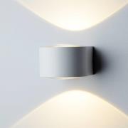 LOOM DESIGN Frey LED-væglampe IP65 2x6W hvid