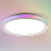 LED-loftslampe med bånd, CCT, RGB
