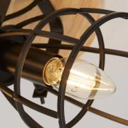 Cage II loftlampe, 3 lyskilder