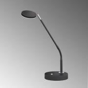 Lunia LED-bordlampe, kan dæmpes, sandet sort