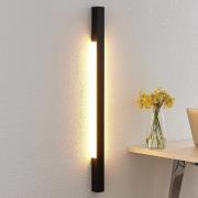 Arcchio Ivano LED-væglampe, 91 cm, sort