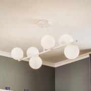Loftlampe Kabo, 1 arm, hvid, 6 lyskilder