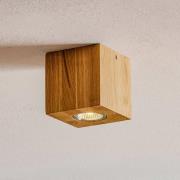 Wooddream loftlampe, 1 lyskilde, eg, kantet, 10 cm