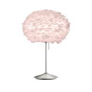 UMAGE Eos medium bordlampe rosa/børstet stål