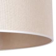 Roller lampeskærm, beige, Ø 13 cm, højde 15 cm
