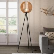 Envostar Clay gulvlampe, metal/birketræ