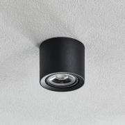 LED-loftslampe Fedler dæmpet til varm, sort