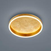 Helestra Sona LED-loftlampe dæmpbar, Ø 40 cm guld