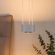 Arcchio LED-pendellampe Rotari, linse, op/ned, hvid