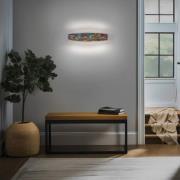 Quitani LED-væglampe Persida, slagmetal, guldfarvet