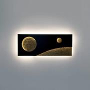 Universo Spettro LED-væglampe, sort/guld
