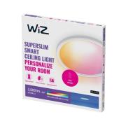 WiZ SuperSlim LED-loftslampe RGBW Ø42cm hvid