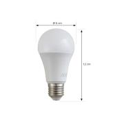 LED-pære, opal, E27, 7,2W, 4000K, 1521 lumen