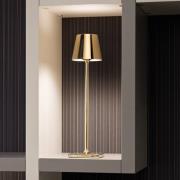 Zafferano Poldina mikro batterilampe indvendig guldglans