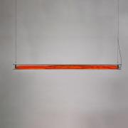 LZF Estela SH LED-hængelampe, 120 cm, kirsebærtræ