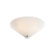 Plisado loftslampe, hvid, Ø 50 cm