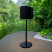 Filo udendørs bordlampe med batteri, sort