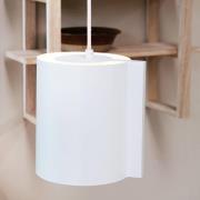 Dyberg Larsen Wum hængelampe Ø 18,5 cm hvid
